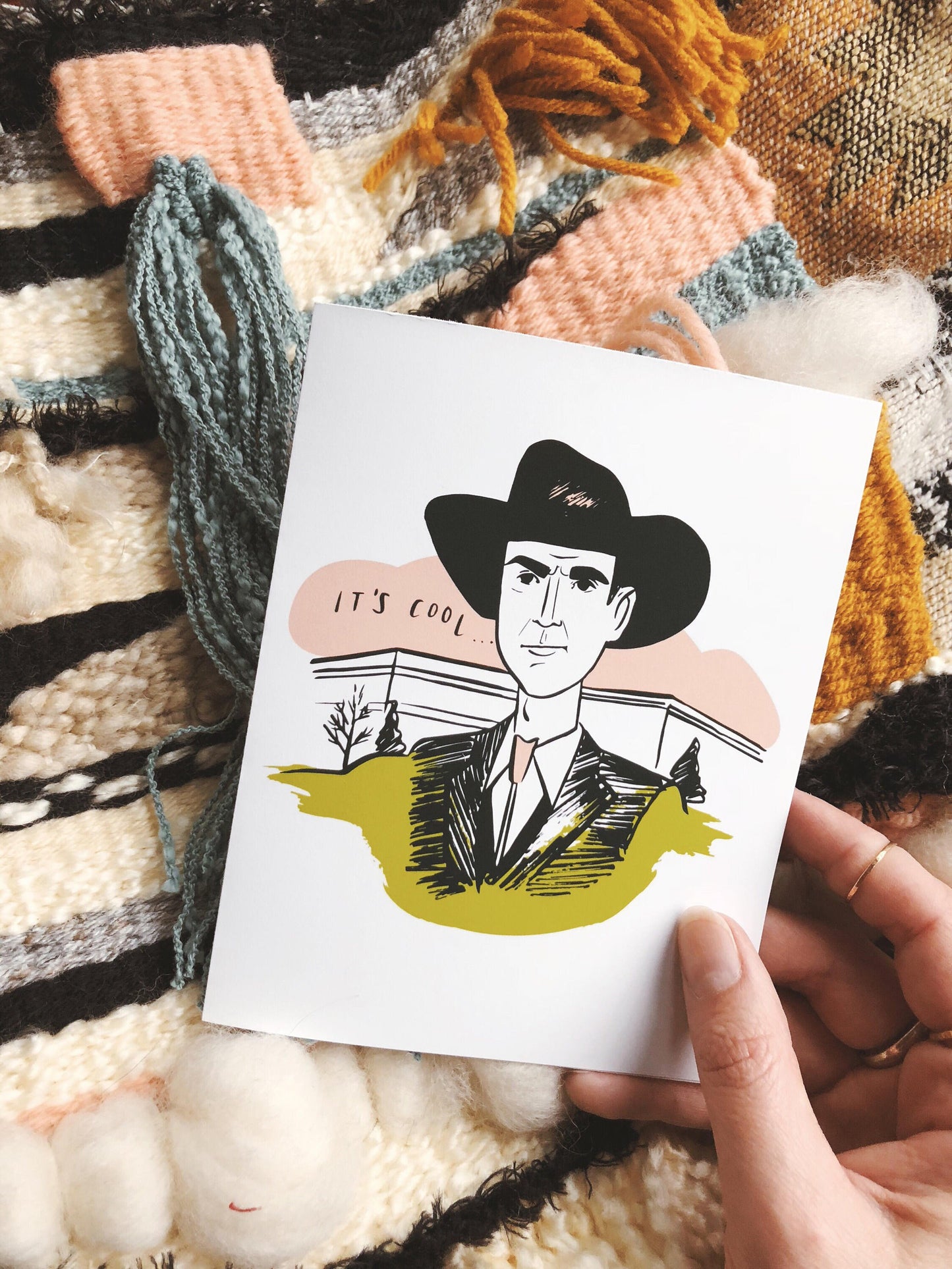 It's Cool David Byrne Fan Greeting Card