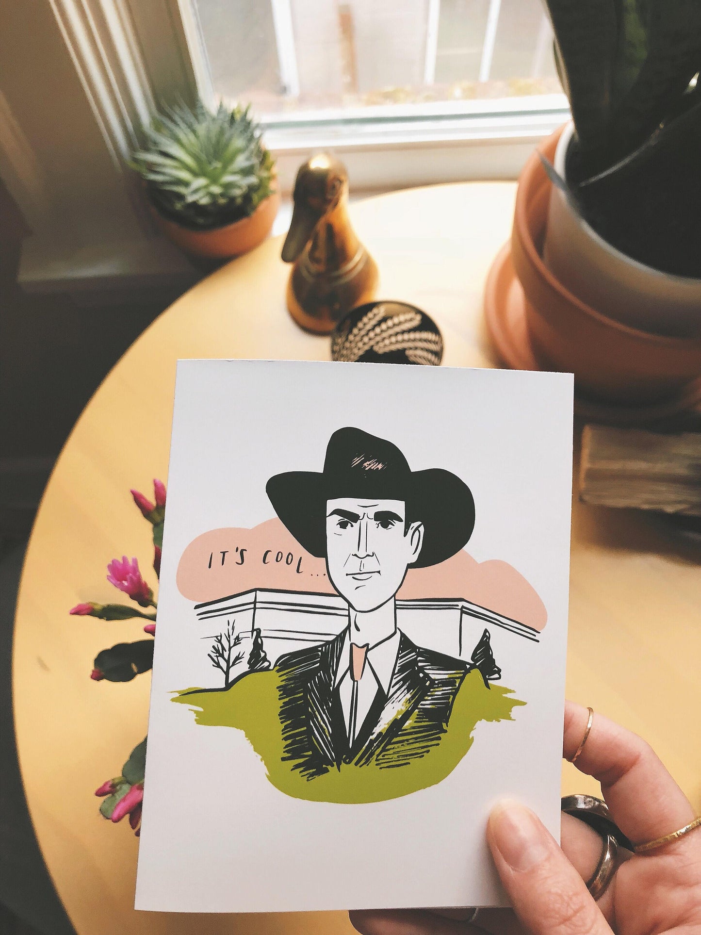 It's Cool David Byrne Fan Greeting Card