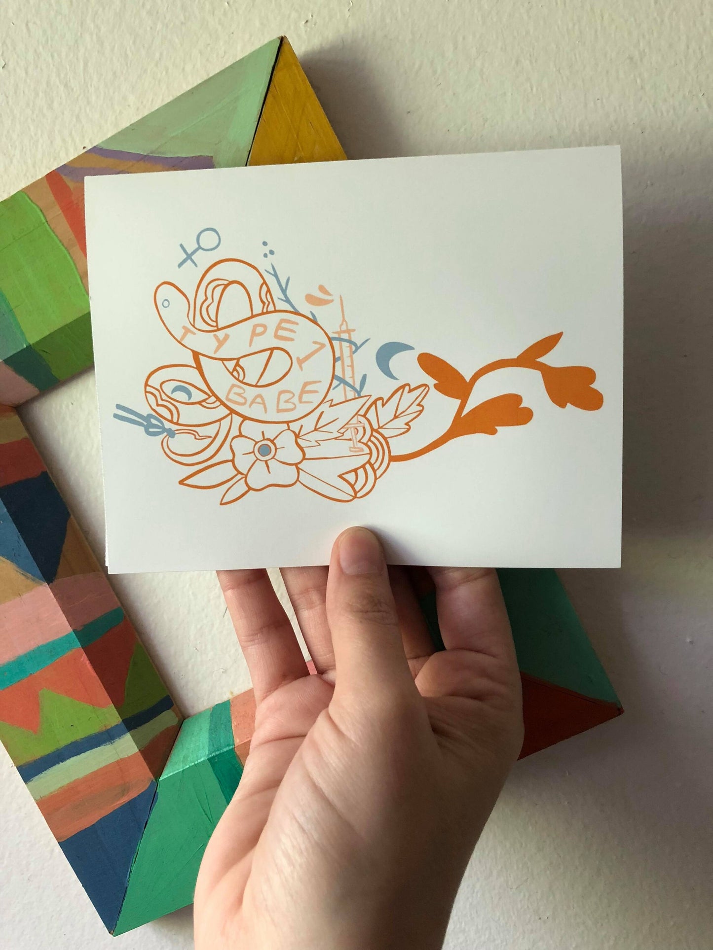 Type 1 babe a type 1 diabetes blank greeting card