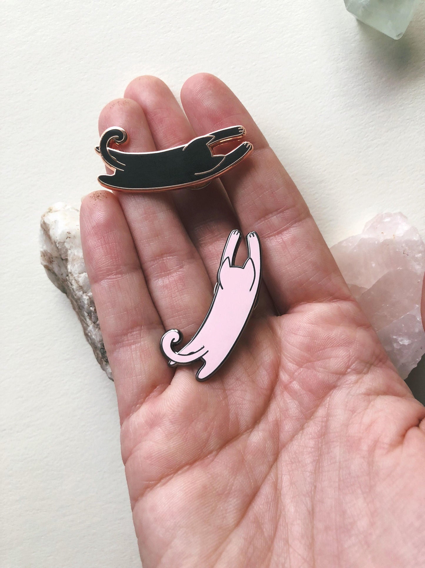 The BFF cat pin set by Bunny Dee