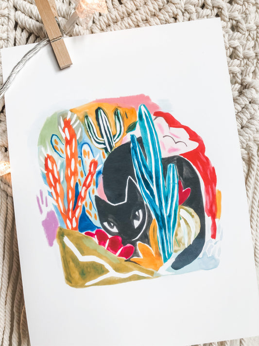 Desert child 5x7 mini print