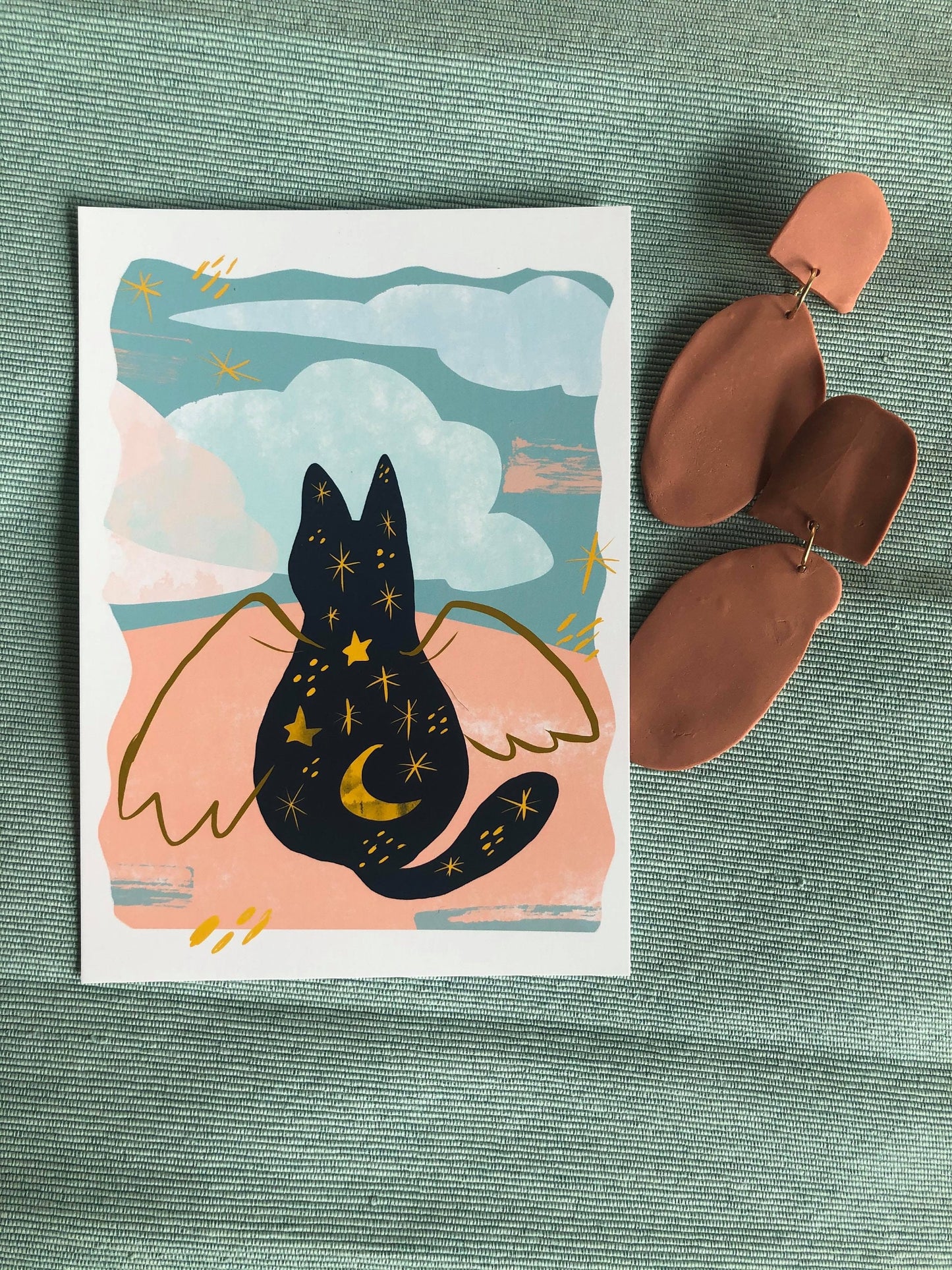 Magical cats mini prints series