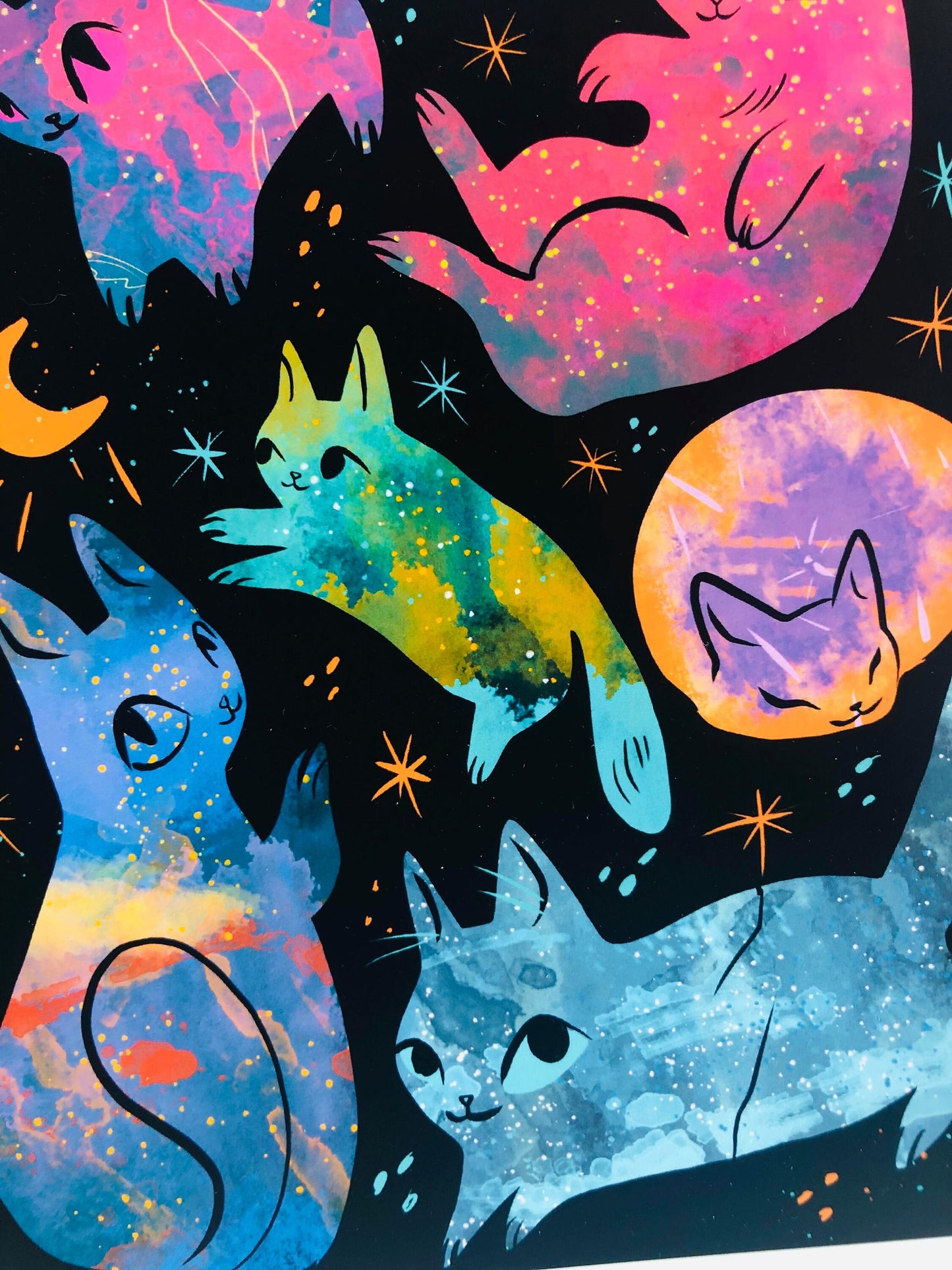 The Nebula Cats mini print series