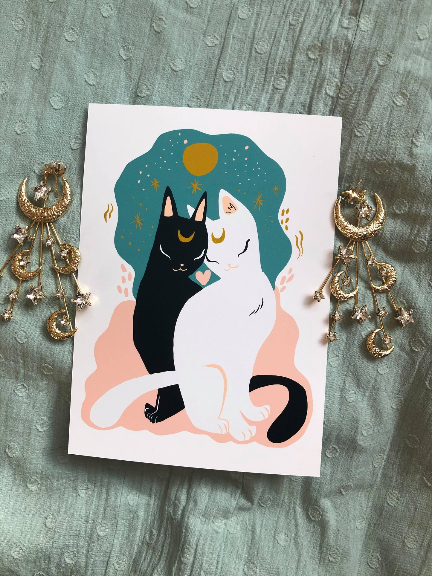 Japanese and cactus themed mini print series