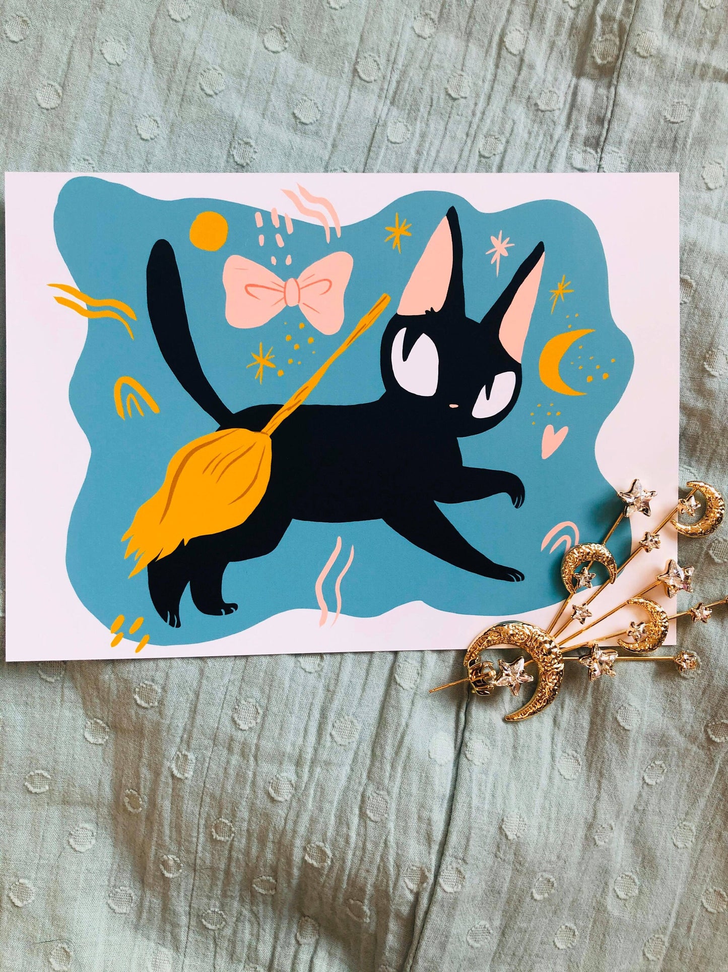 Japanese and cactus themed mini print series