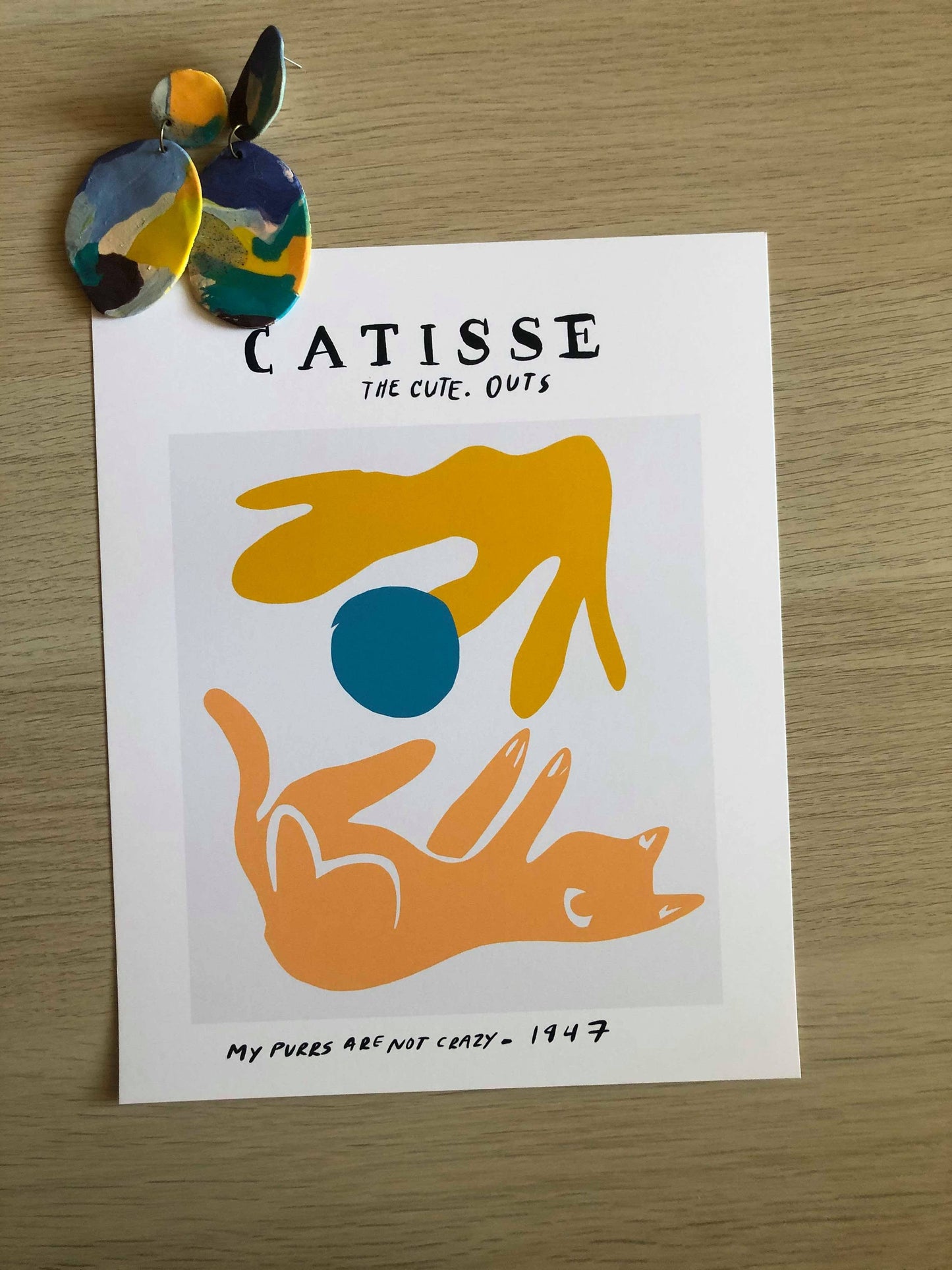 The Catisse 8x10 matte print series
