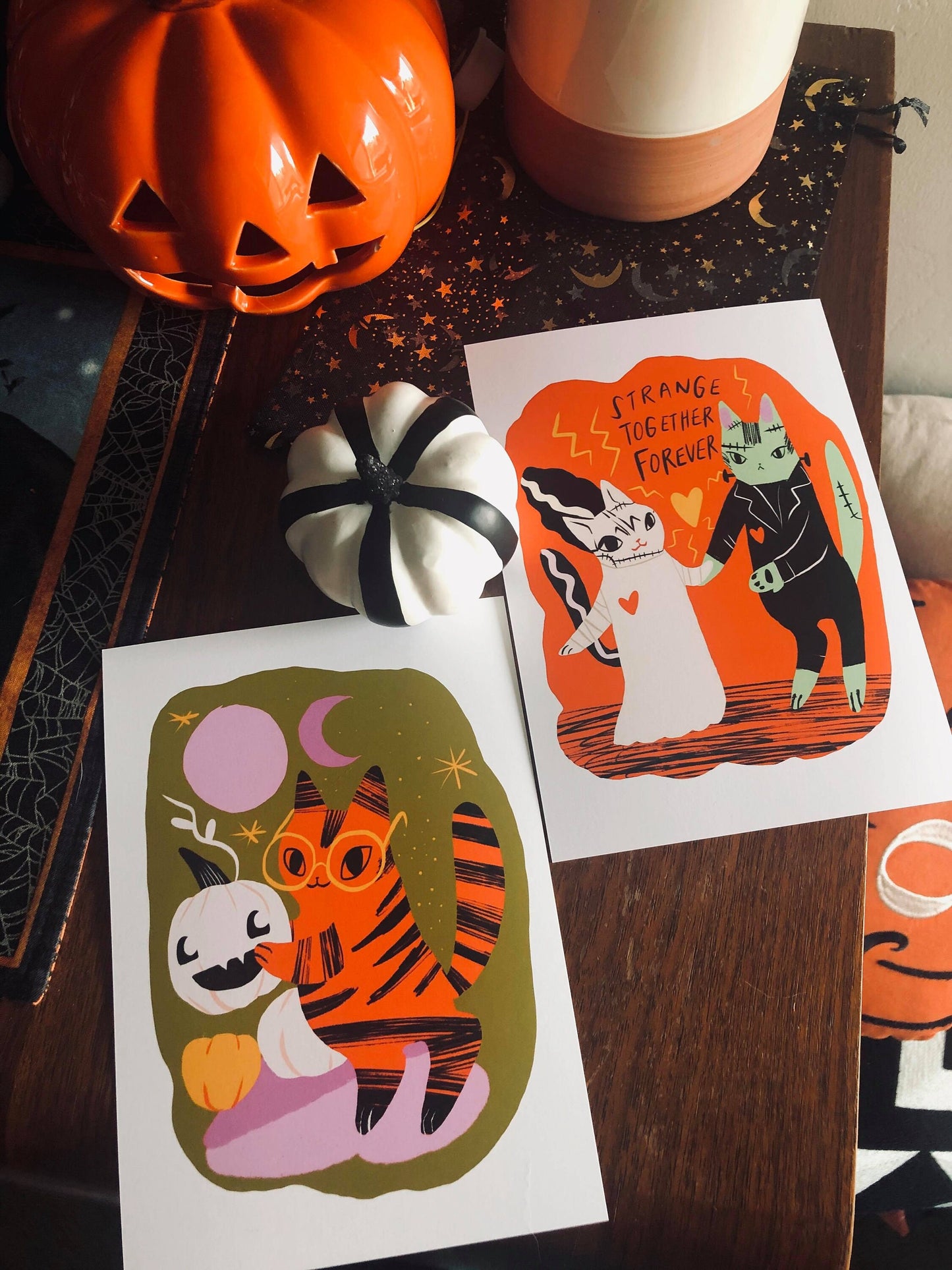 Th Spooky prints 5x7 halloween themed prints
