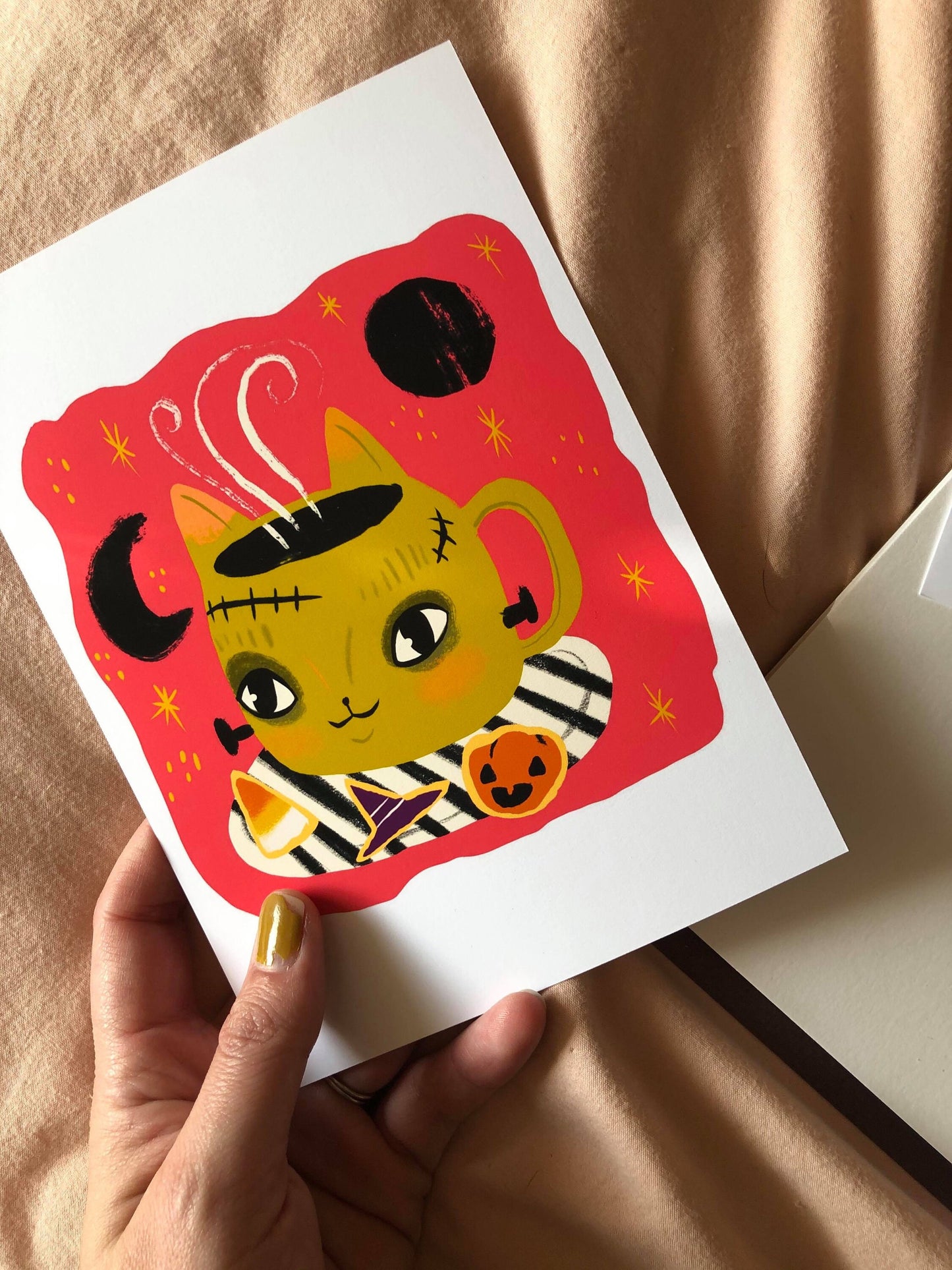 october drawing prompt mini prints