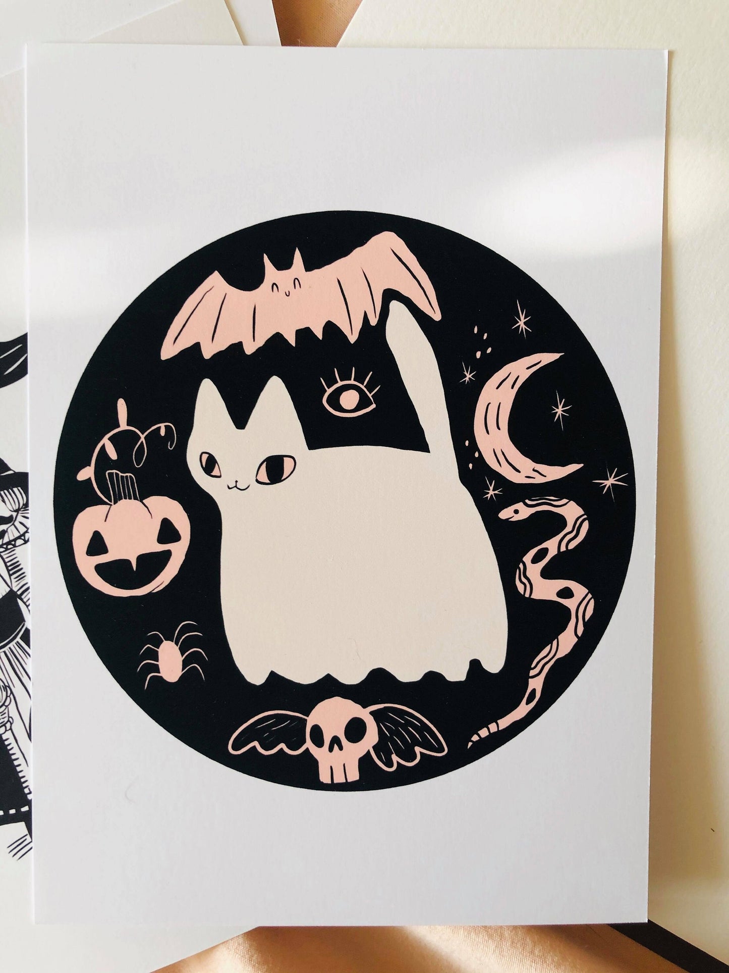 october drawing prompt mini prints