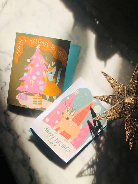 bunny dee holiday christmas cards