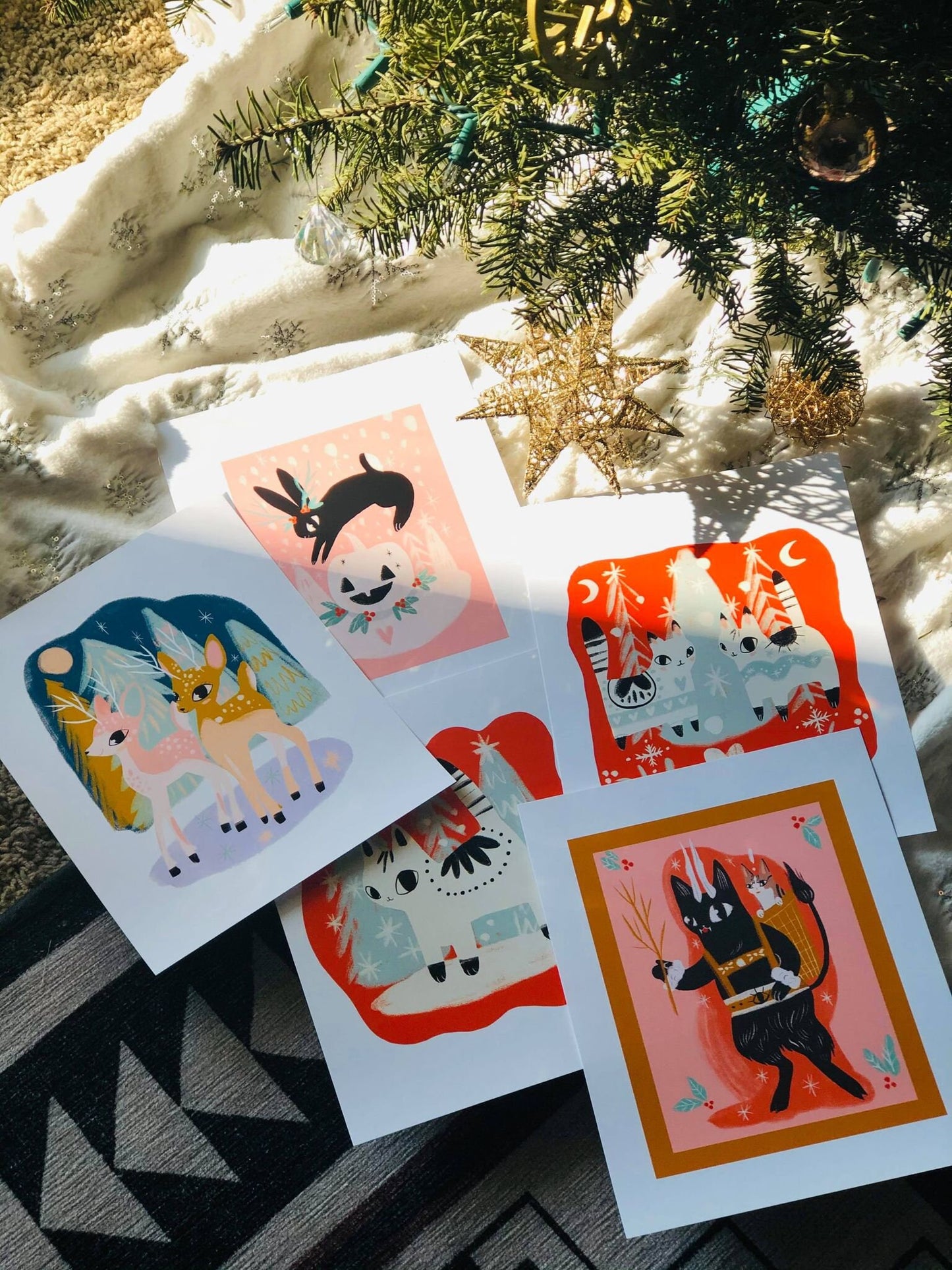 the bunny dee holiday 8x10 print series 2020