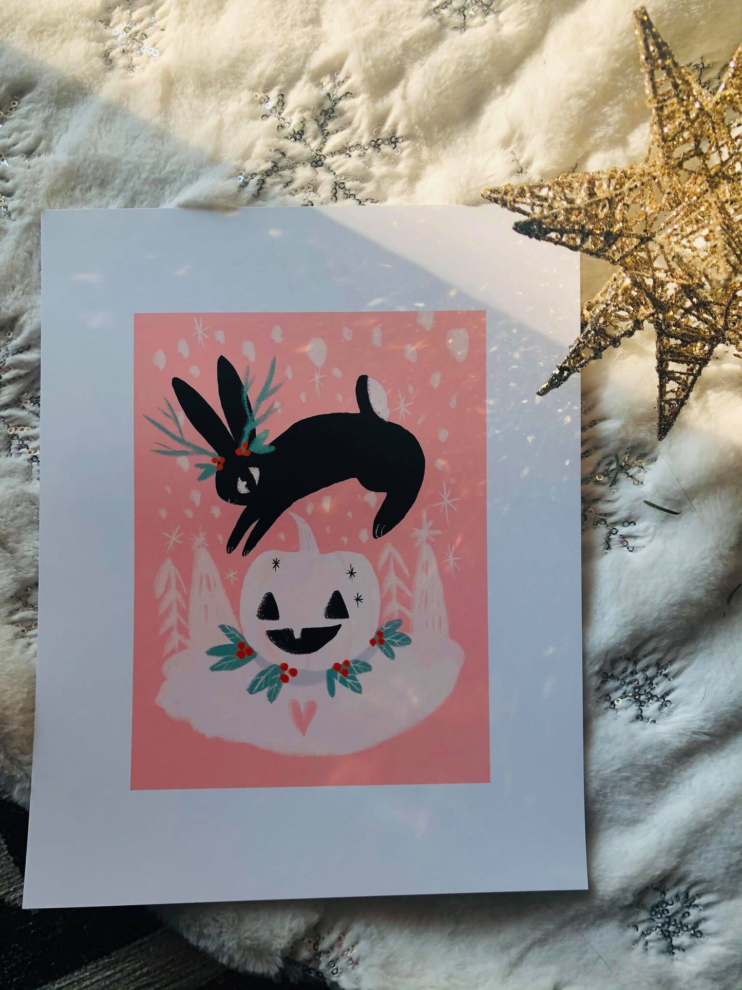 the bunny dee holiday 8x10 print series 2020