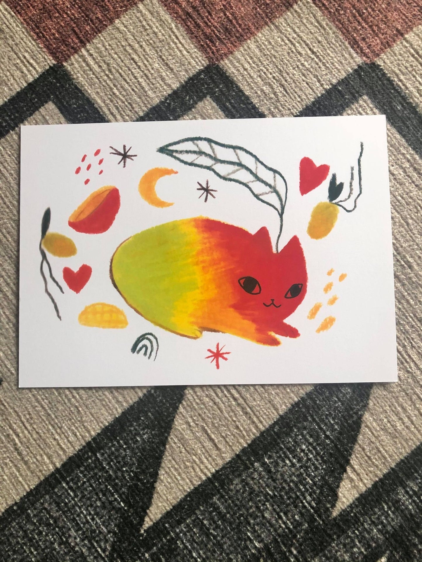 the march shop update cat mini print 5x7 series