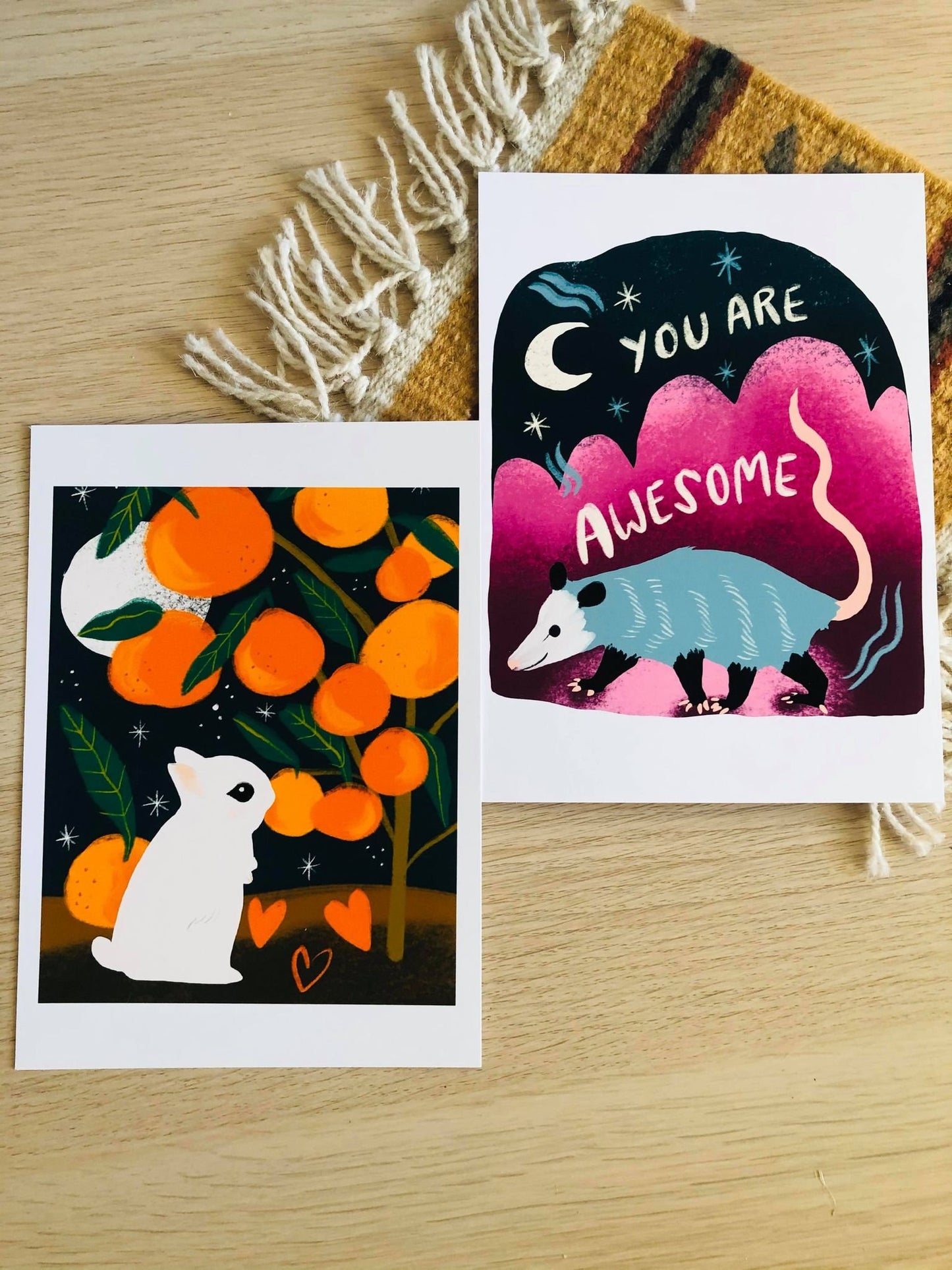 the forest cuties mini prints