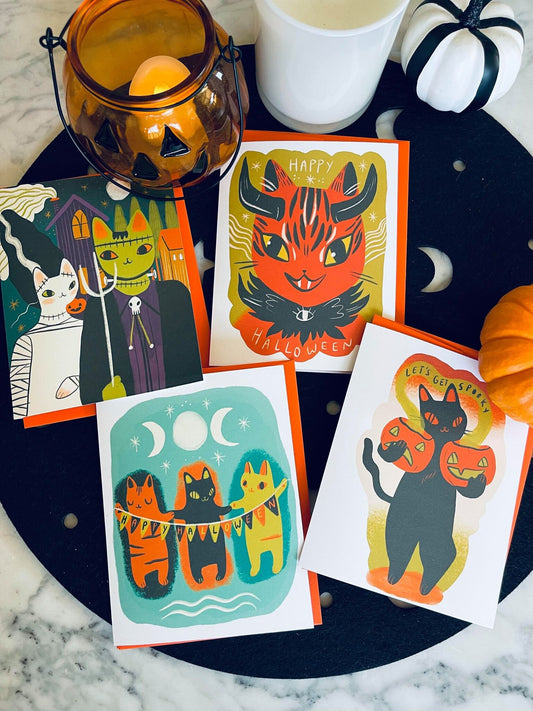 the halloween card 2021 series