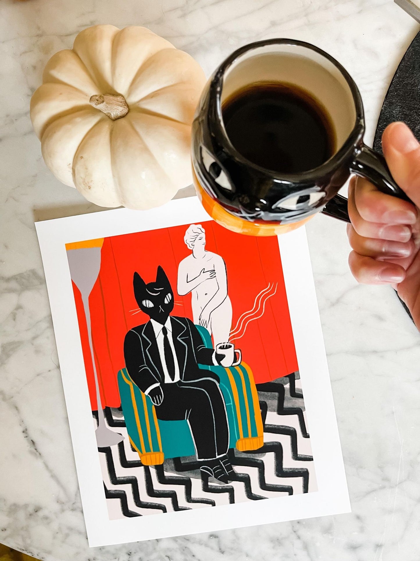 the dale cooper black lodge 8x10 matte print