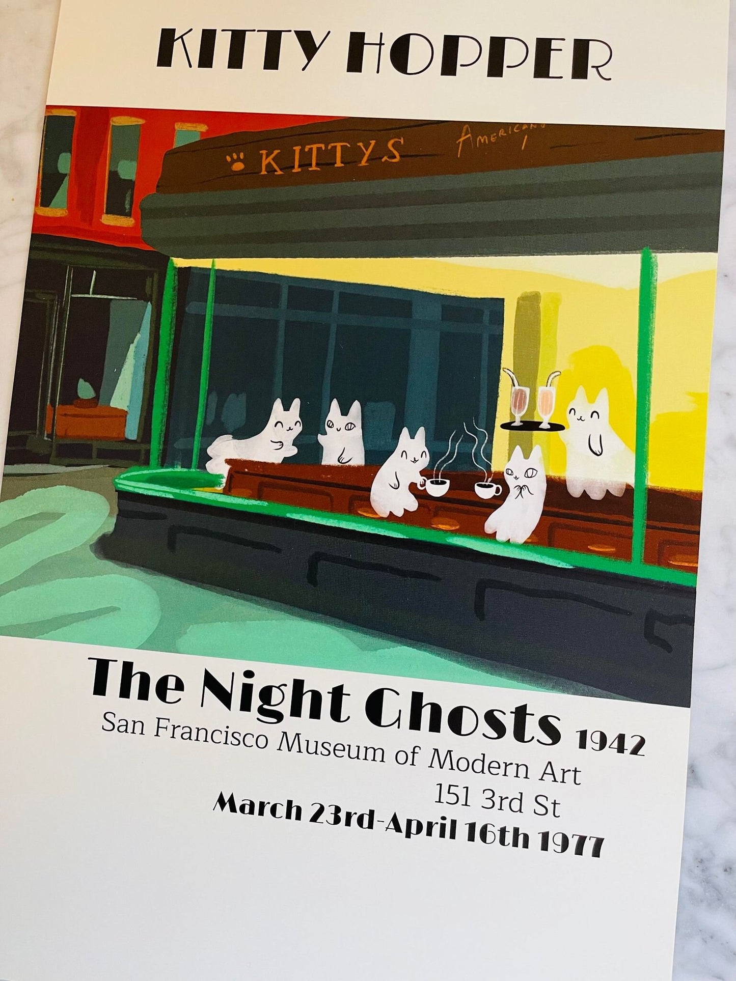 The Night Ghosts 11x17 matte cardstock poster