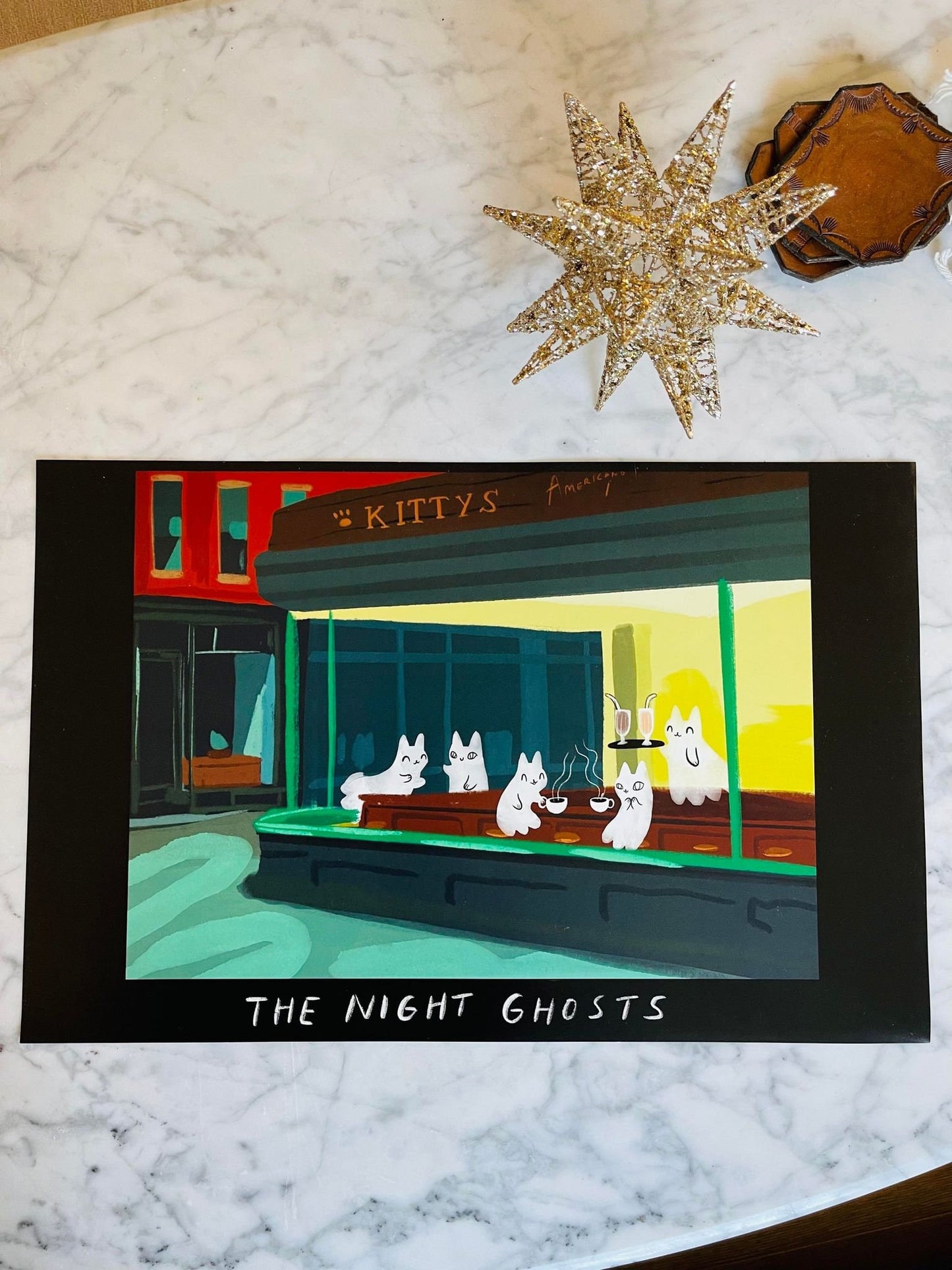 The Night Ghosts simple 11x17 poster