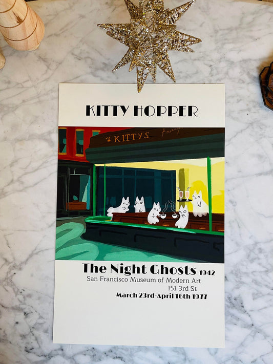 The Night Ghosts 11x17 matte cardstock poster