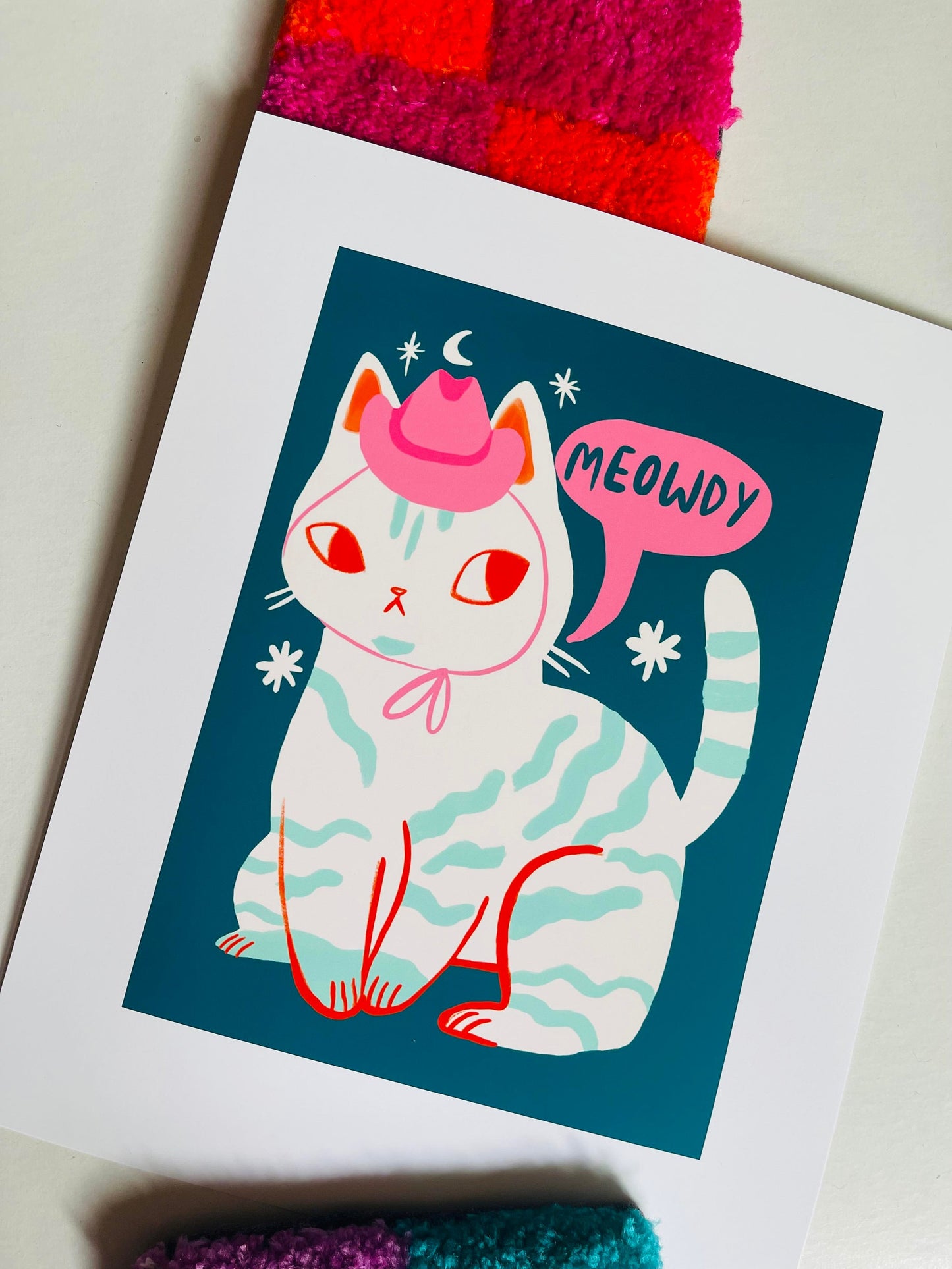 the meowdy 8x10 matte print