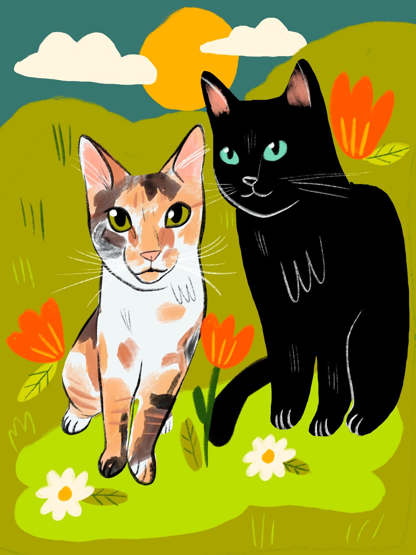 Custom pet portraits limited slots