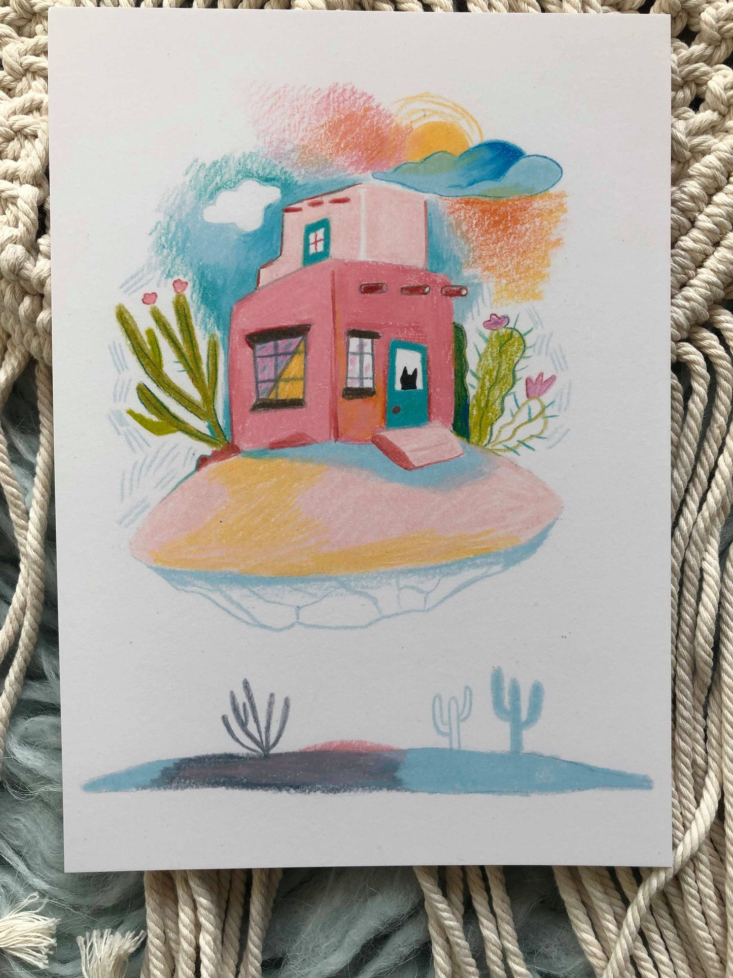 The tiny house mini print series and mug love