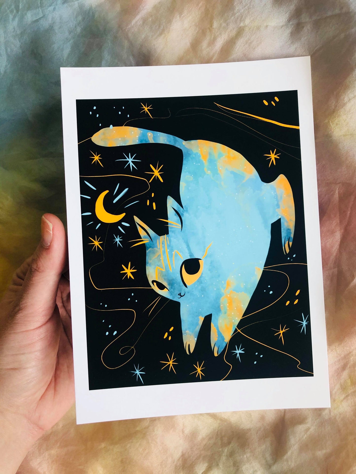 The Nebula Cats mini print series