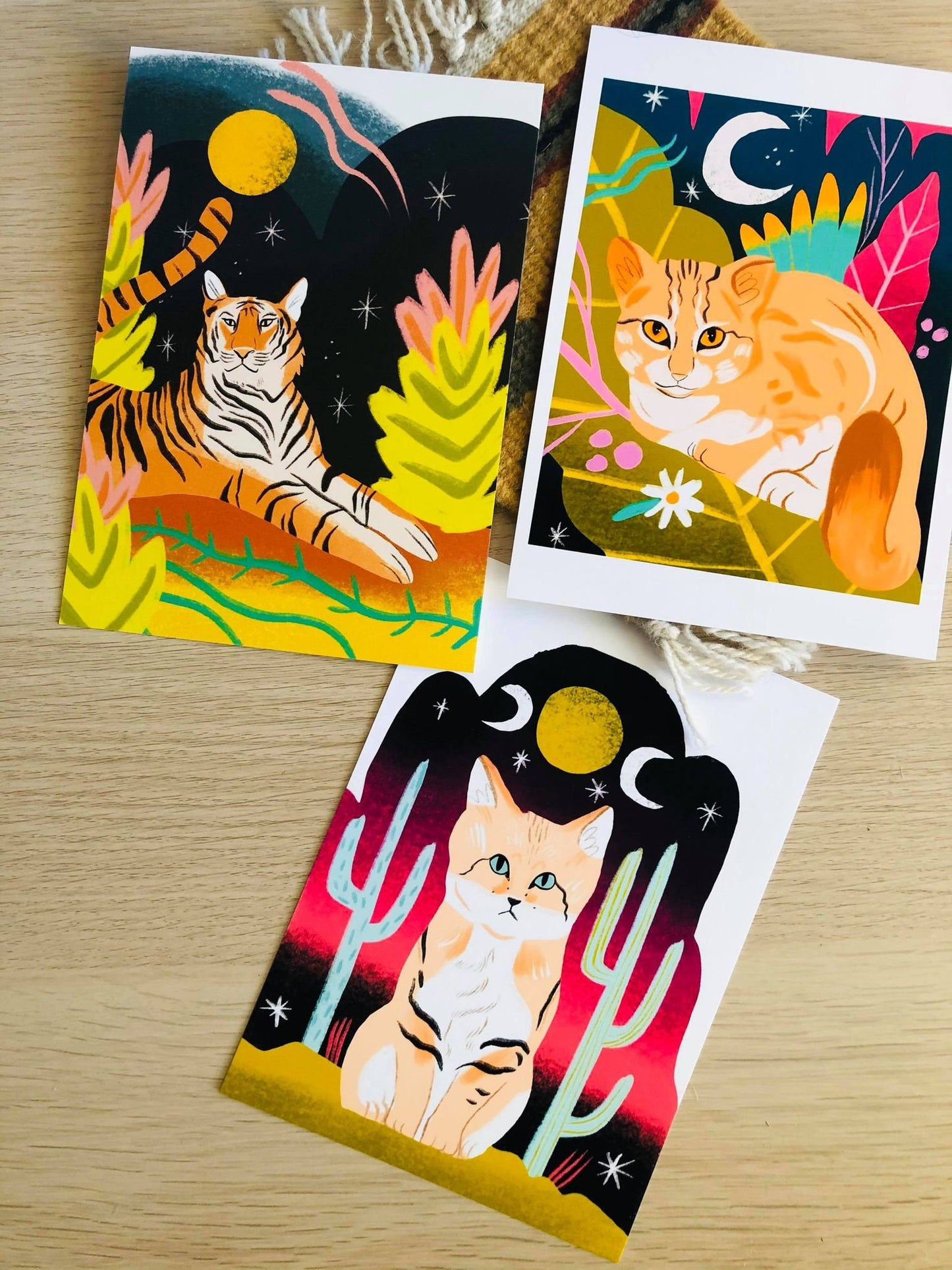 the wild cats mini print series